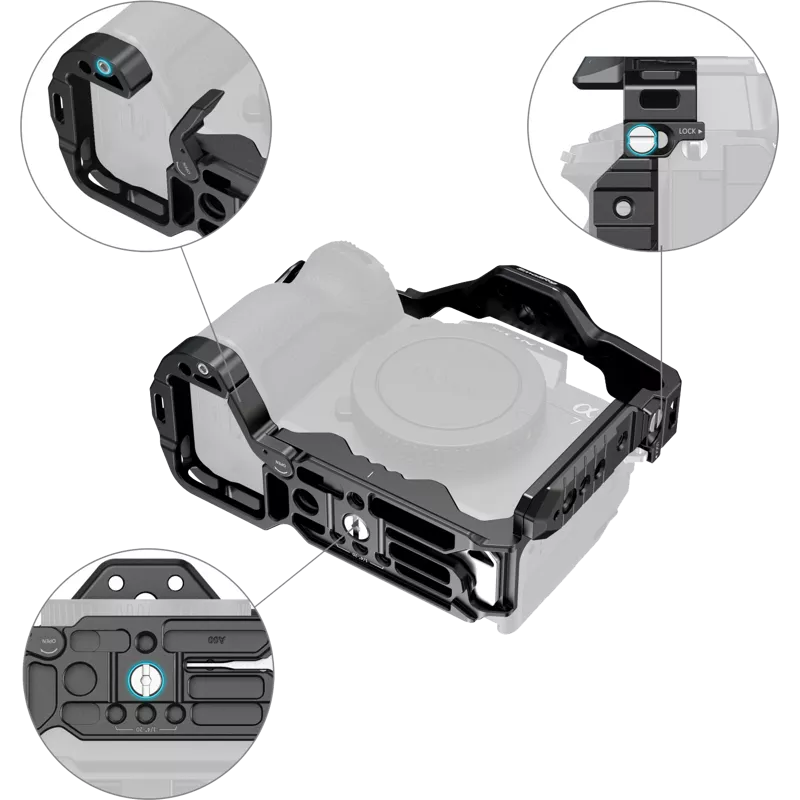 SmallRig 5599 HawkLock Cage Kit for Sony A 7R V / 7 IV / 7S III / 1 / 7R IV Advanced Edition