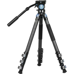 Sirui Carbon Fiber Tripod Kit with VideoHead L-324F + VH-10