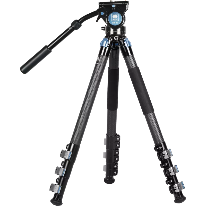 Sirui Carbon Fiber Tripod Kit with VideoHead L-324F + VH-10
