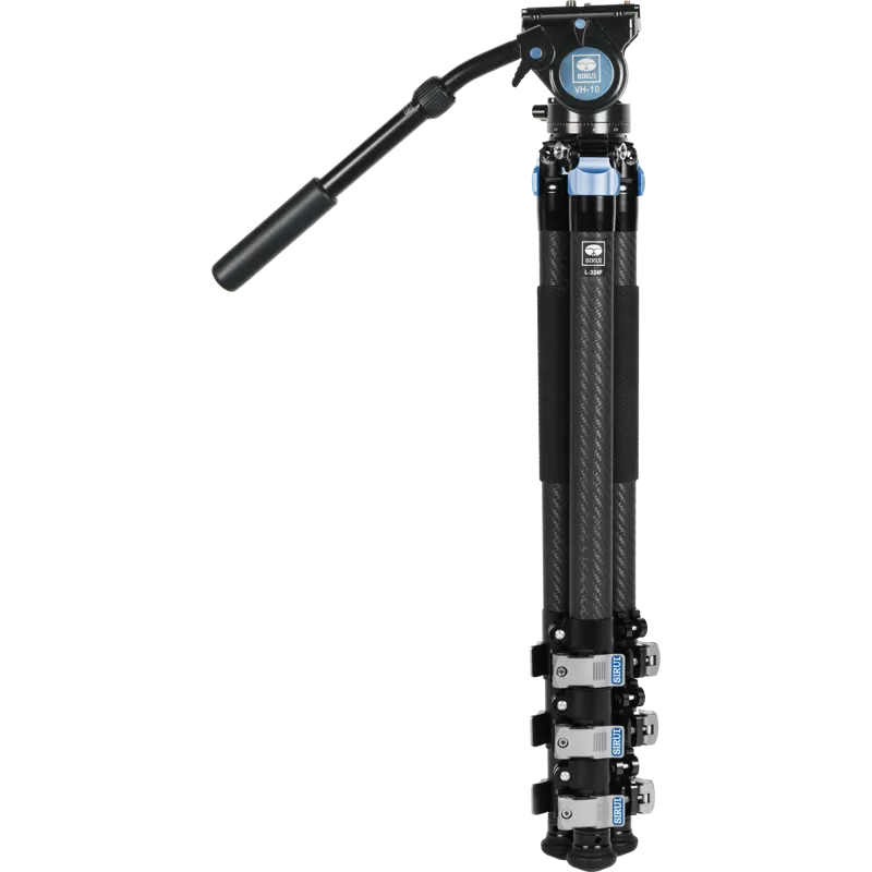 Sirui Carbon Fiber Tripod Kit with VideoHead L-324F + VH-10