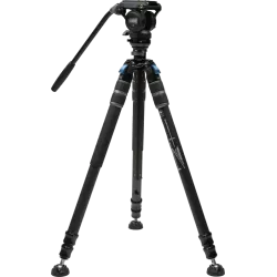 Sirui One Step Height Adjustment Carbon Video Tripod Kit SVS60 + S3