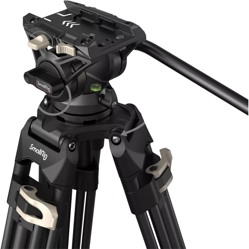 SmallRig 3751 Video Tripod Heavy-Duty with Fluid Head AD-01
