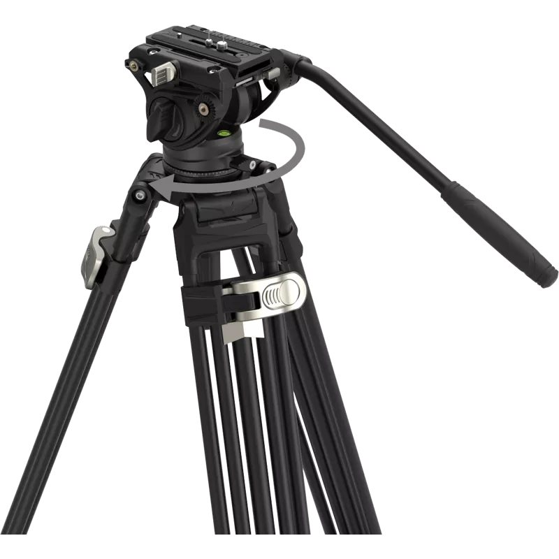 SmallRig 4163 Heavy-Duty Aluminium Video Tripod Kit FreeBlazer AD-80