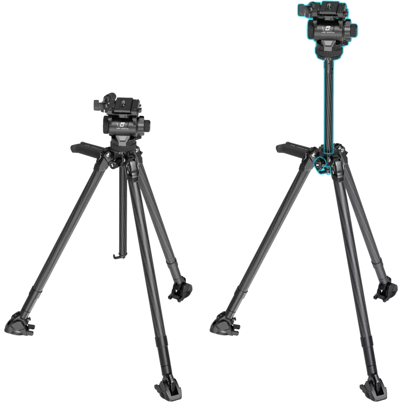 SmallRig 4259 x Potato Jet TRIBEX Hydraulic Carbon Fiber Tripod Kit
