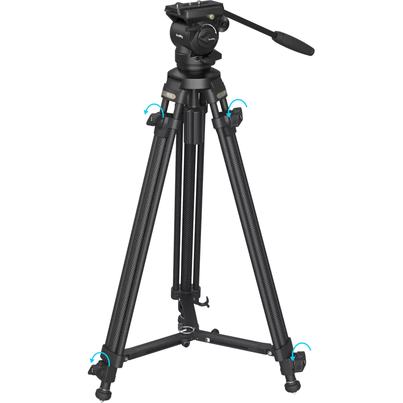 SmallRig 4685 Lightweight Video Carbon Fiber Tripod Kit AD-50