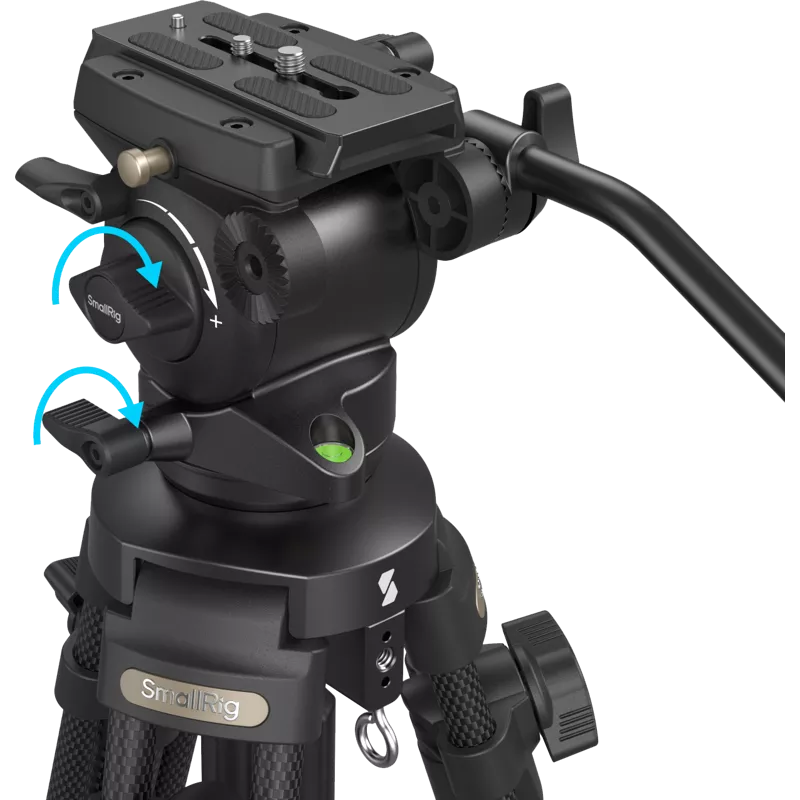 SmallRig 4685 Lightweight Video Carbon Fiber Tripod Kit AD-50