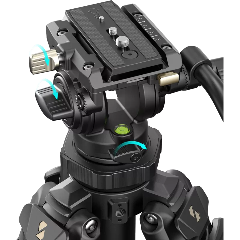 SmallRig 4420 Lightweight Video Carbon Fiber Tripod Kit AD-50 Pro