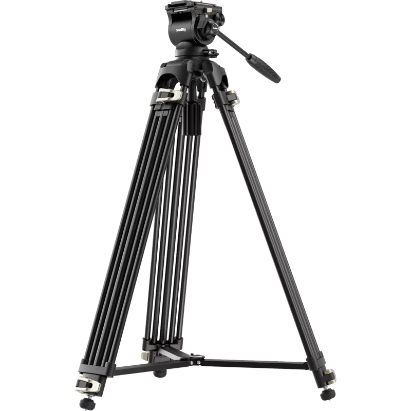 SmallRig 4686 Heavy-Duty Fluid Head Video Tripod Kit AD-01S