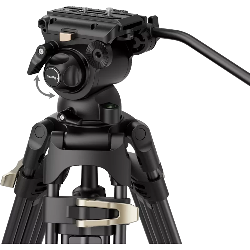 SmallRig 4686 Heavy-Duty Fluid Head Video Tripod Kit AD-01S