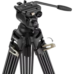 SmallRig 4686 Heavy-Duty Fluid Head Video Tripod Kit AD-01S