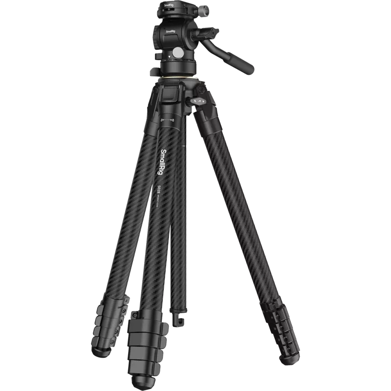 SmallRig 5028 Portable Carbon Fiber Travel Tripod Kit