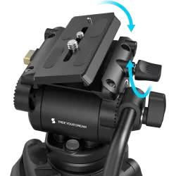 SmallRig 5441 AD14 Heavy-Duty Carbon Fiber Tripod