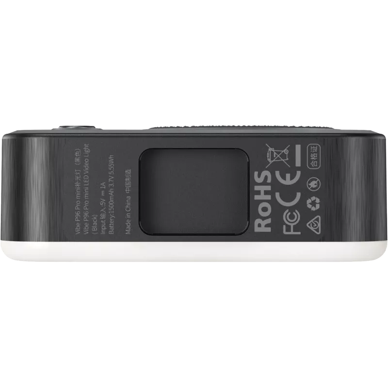 SmallRig 4660 Vibe P96 Pro mini LED Video Light Black
