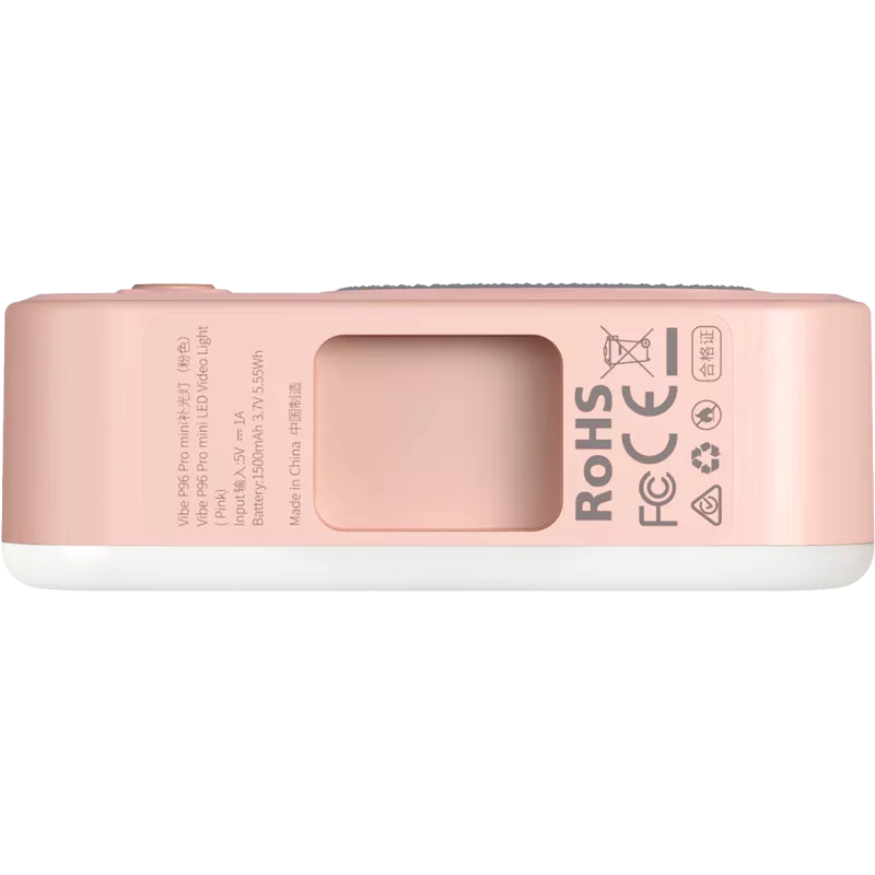 SmallRig 4786 Vibe P96 Pro mini LED Video Light Pink