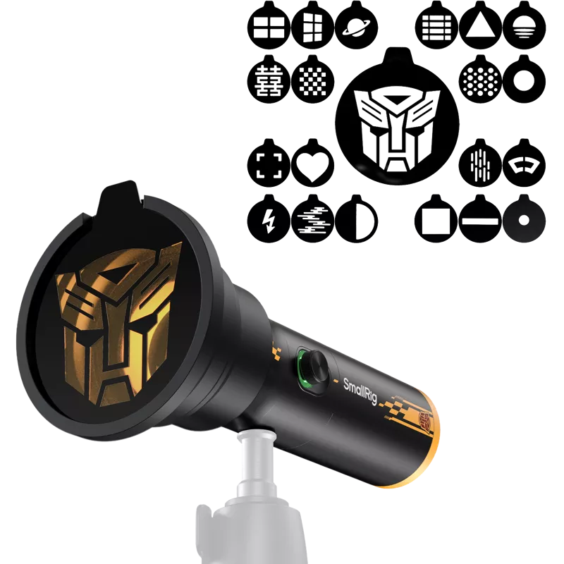 SmallRig 5512 RF 10C Portable Focusable LED Video Light "BumbleBee Edition"