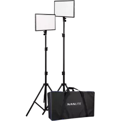 Nanlite LumiPad 25 LED 2 Light kit with stand and bag