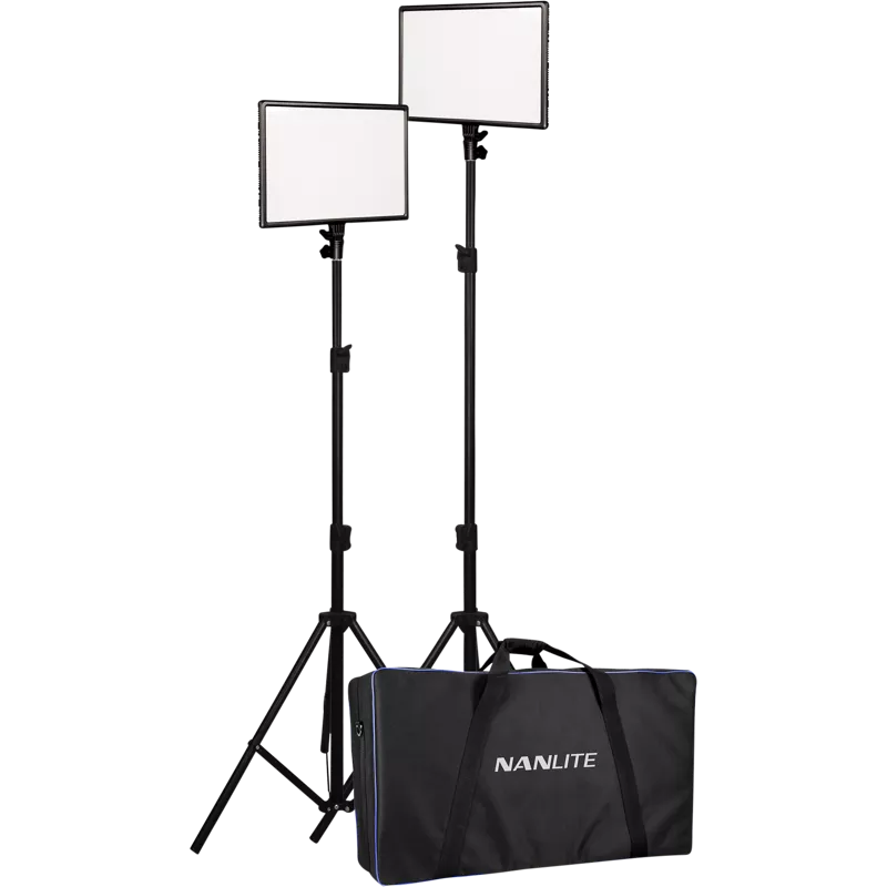 Nanlite LumiPad 25 LED 2 Light kit with stand and bag