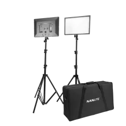 Nanlite LumiPad 25 LED 2 Light kit with stand and bag