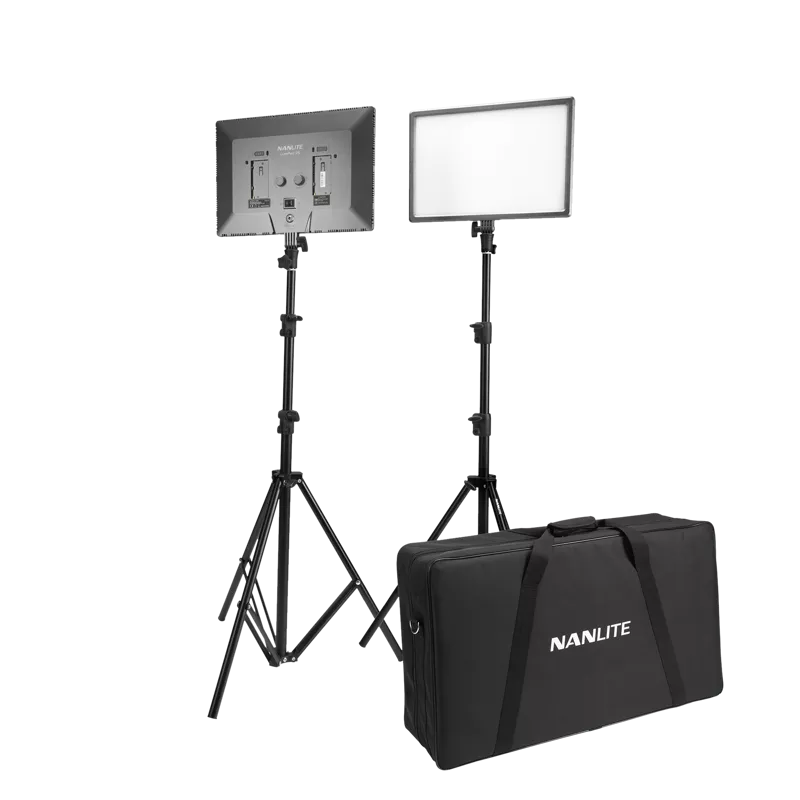 Nanlite LumiPad 25 LED 2 Light kit with stand and bag