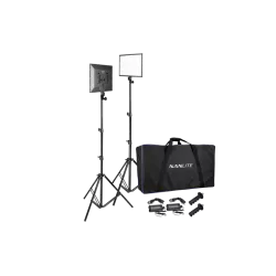 Nanlite LumiPad 25 LED 2 Light kit with stand and bag