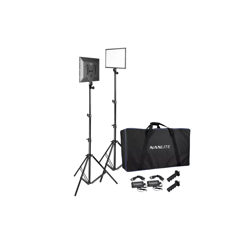 Nanlite LumiPad 25 LED 2 Light kit with stand and bag