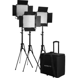Kit Nanlite 3 light kit 600DSA w/Trolley Case & Light Stand