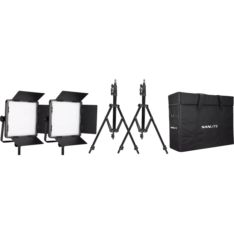 Kit Nanlite 2 light kit 600CSA w/Carry case & Light stand