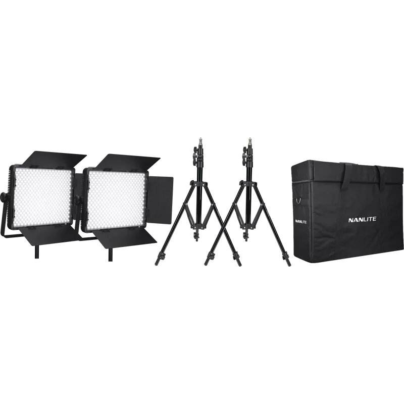 Kit Nanlite 2 light kit 900CSA w/Carry case & Light stand