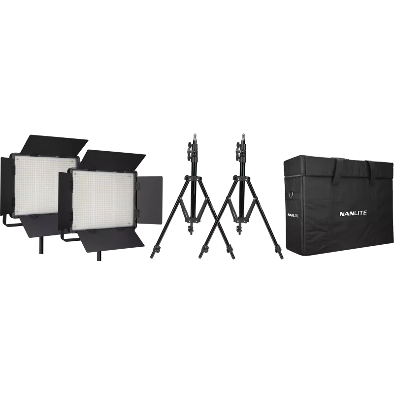 Kit Nanlite 2 light kit 900DSA w/Carry case & Light stand