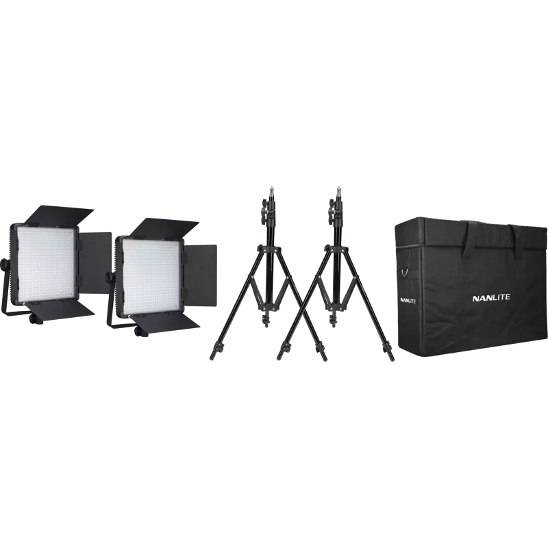 Kit Nanlite 2 light kit 600DSA w/Carry case & Light stand