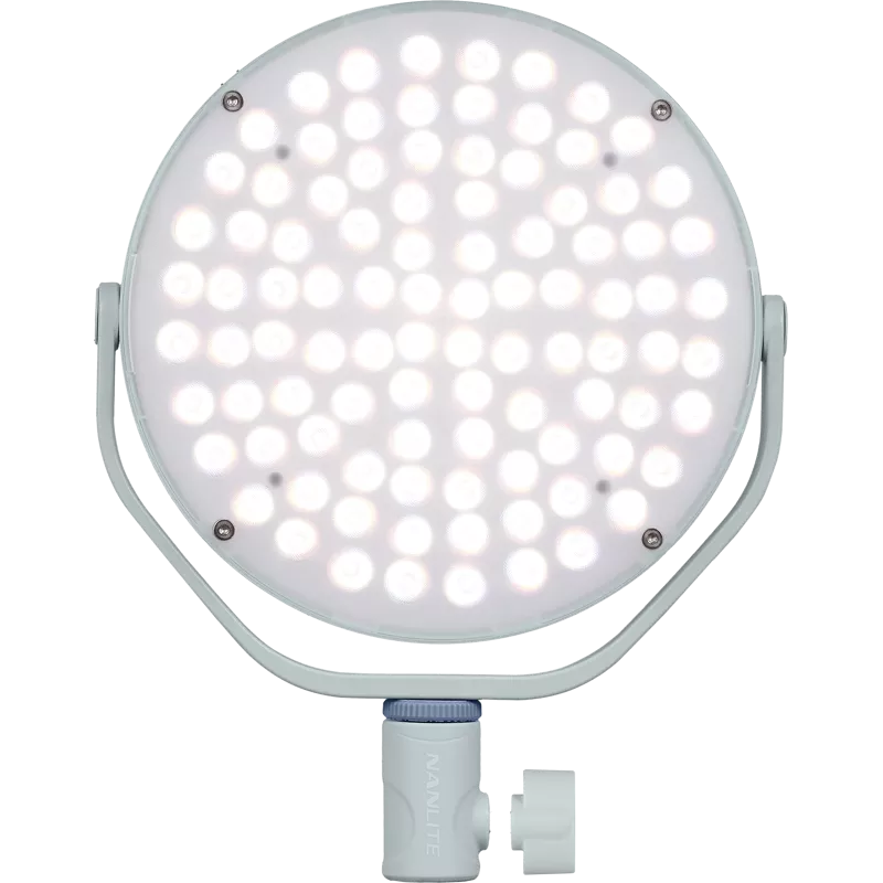 Nanlite Miro 30c LED Full-color Round Panel Light  (Mint Blue)