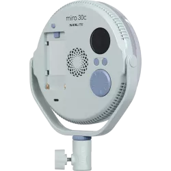 Nanlite Miro 30c LED Full-color Round Panel Light  (Mint Blue)