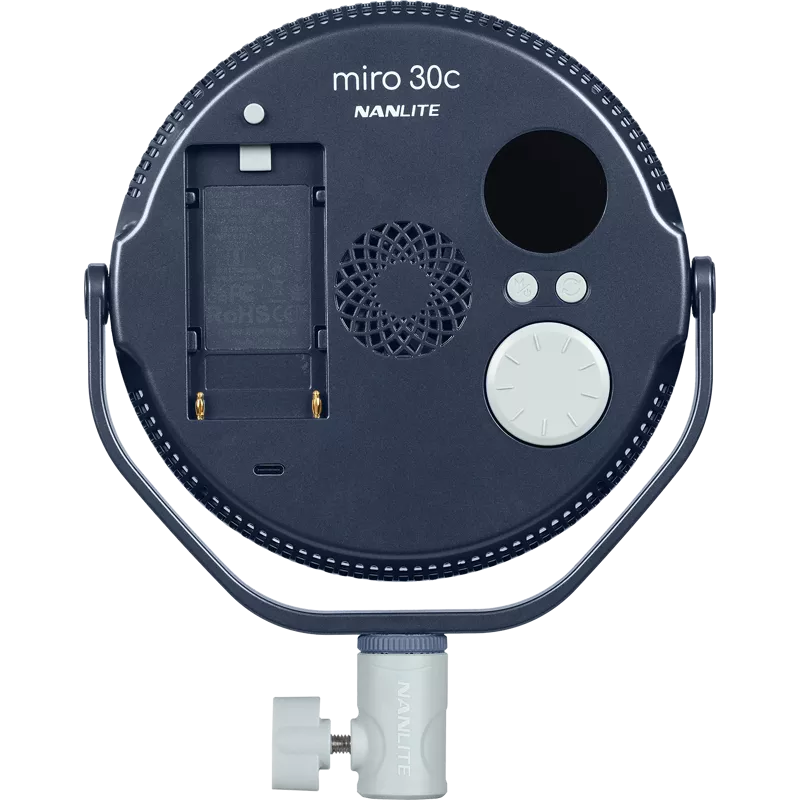 Nanlite Miro 30c LED Full-color Round Panel Light  (Midnight Blue)