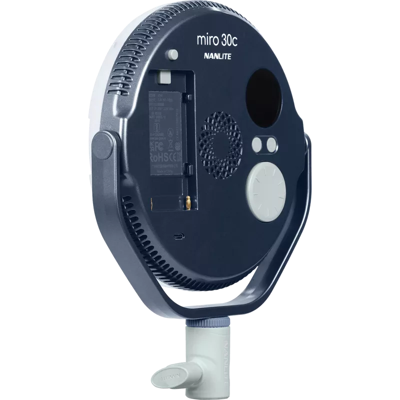 Nanlite Miro 30c LED Full-color Round Panel Light  (Midnight Blue)