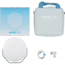 Nanlite Miro 60c LED Full-color Round Panel Light  (Mint Blue)