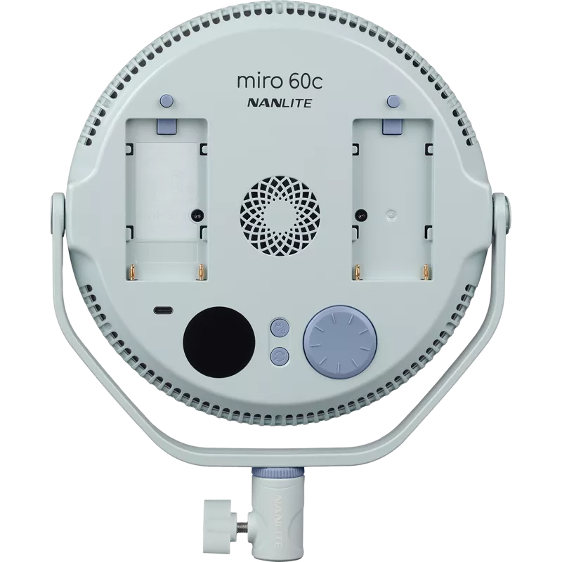 Nanlite Miro 60c LED Full-color Round Panel Light  (Mint Blue)