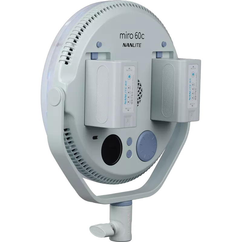 Nanlite Miro 60c LED Full-color Round Panel Light  (Mint Blue)