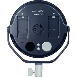 Nanlite Miro 60c LED Full-color Round Panel Light  (Midnight Blue)