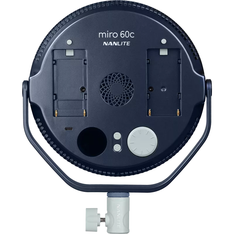 Nanlite Miro 60c LED Full-color Round Panel Light  (Midnight Blue)