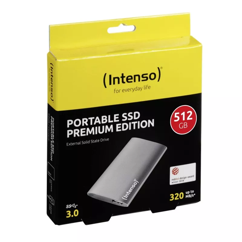 Intenso externe SSD 1,8    512GB USB 3.0 aluminium Premium