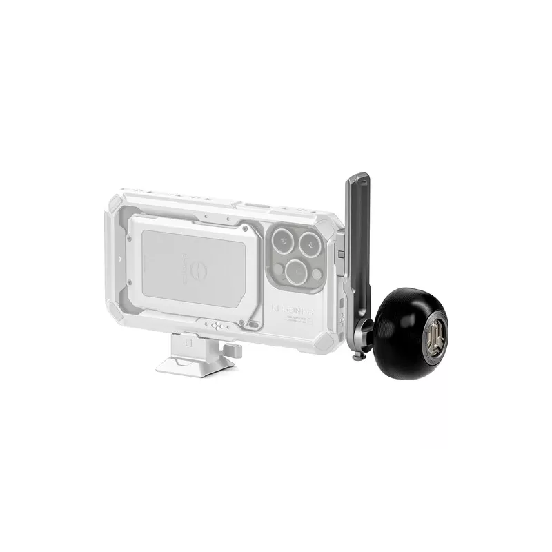 Tilta Khronos NATO Bracket with Circular Wooden Handle - Titanium White