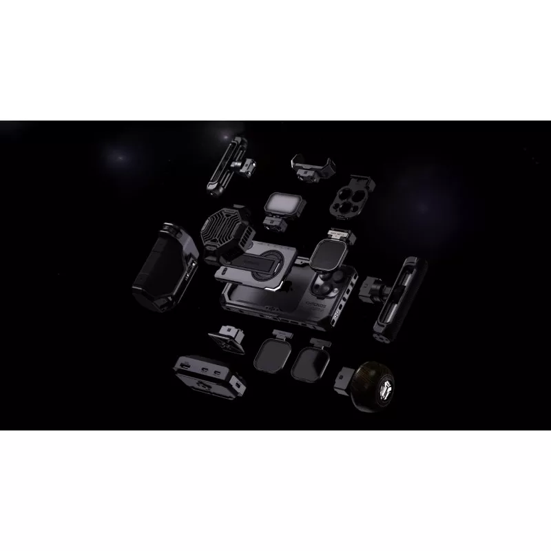 Tilta Khronos iPhone 16 Pro Handheld Kit - Space Gray (with Internal Batteries)