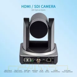 Feelworld SDI HDMI PoE PTZ Camera with 20x Optical Zoom