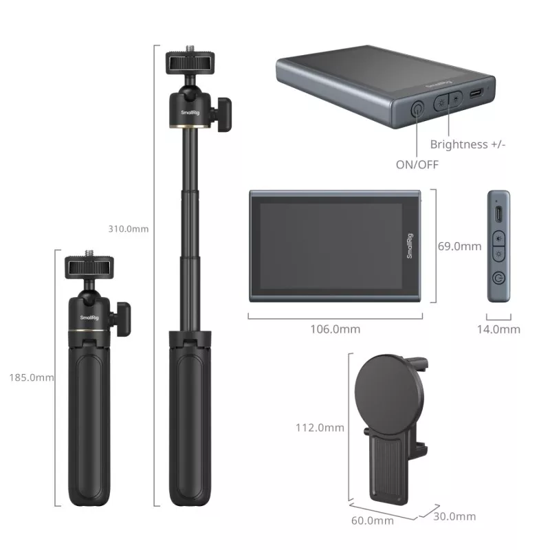Wireless Video Monitor for Phone (Vlog Kit) 4851B
