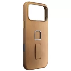 Peak Design Mobile Everyday Clarino Loop Case iPhone 17 Pro Max Tan - brązowy