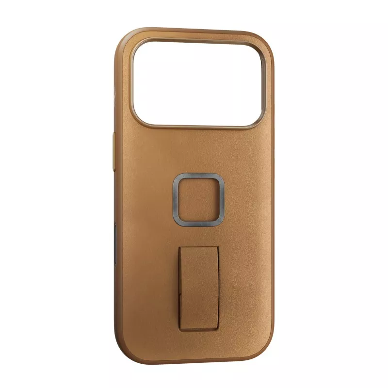 Peak Design Mobile Everyday Clarino Loop Case iPhone 17 Pro Tan - brązowy