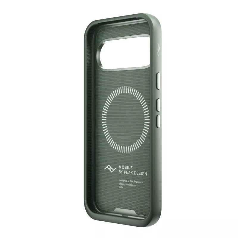 Peak Design Mobile Everyday Fabric Case Pixel 10 Standard and Pro Sage - szarozielony