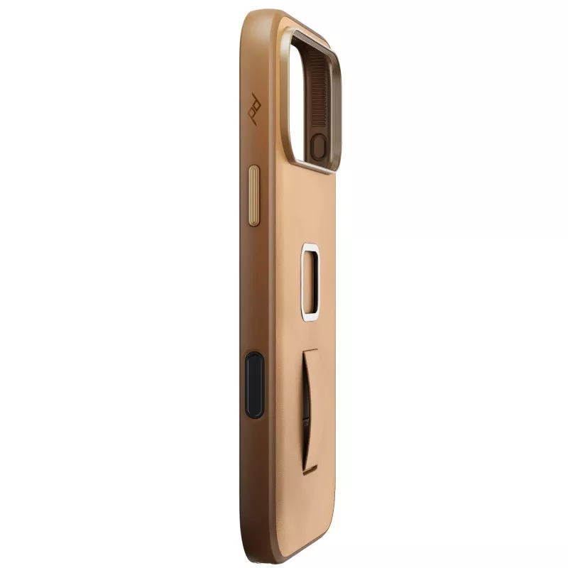 Peak Design Mobile Everyday Clarino Loop Case iPhone 17 Pro Max Tan - brązowy