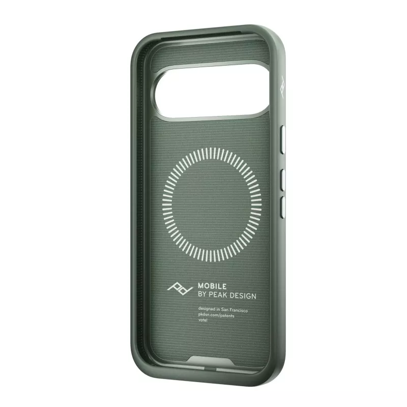 Peak Design Mobile Everyday Fabric Case Pixel 10 Standard and Pro Sage - szarozielony