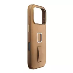 Peak Design Mobile Everyday Clarino Loop Case iPhone 17 Pro Tan - brązowy